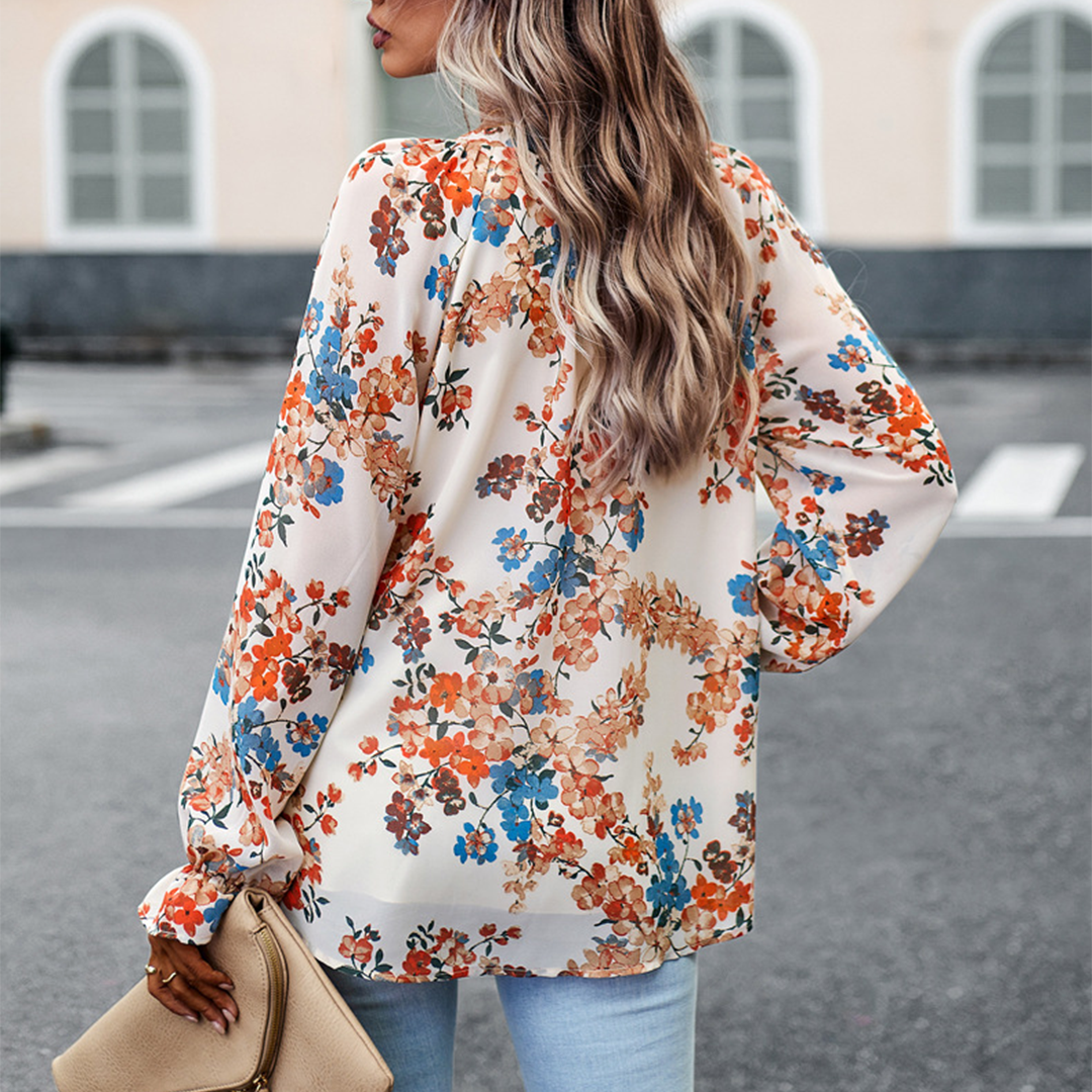 LEA - Trendy bloemenblouse