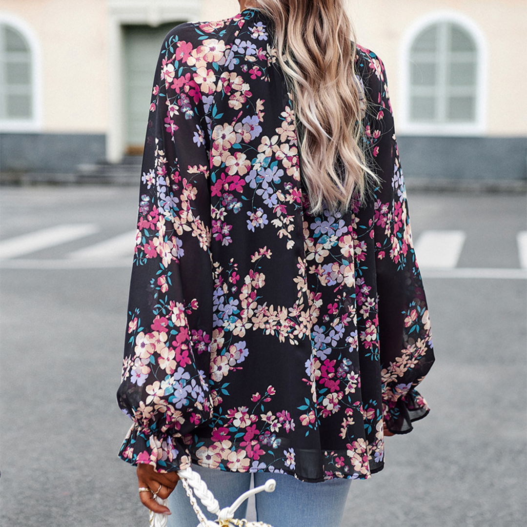 LEA - Trendy bloemenblouse