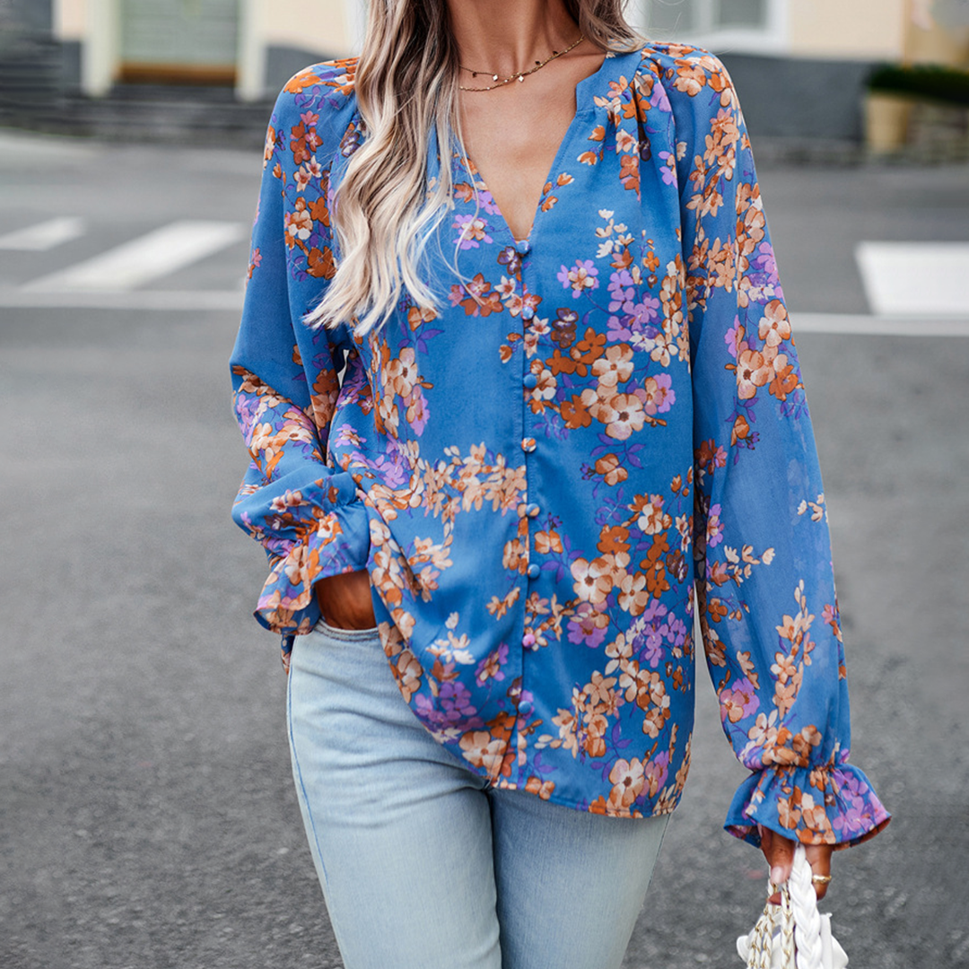 LEA - Trendy bloemenblouse