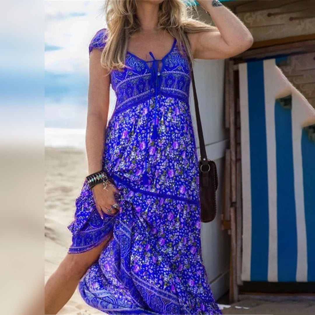 LILLY - Bloemrijke boho zomerjurk