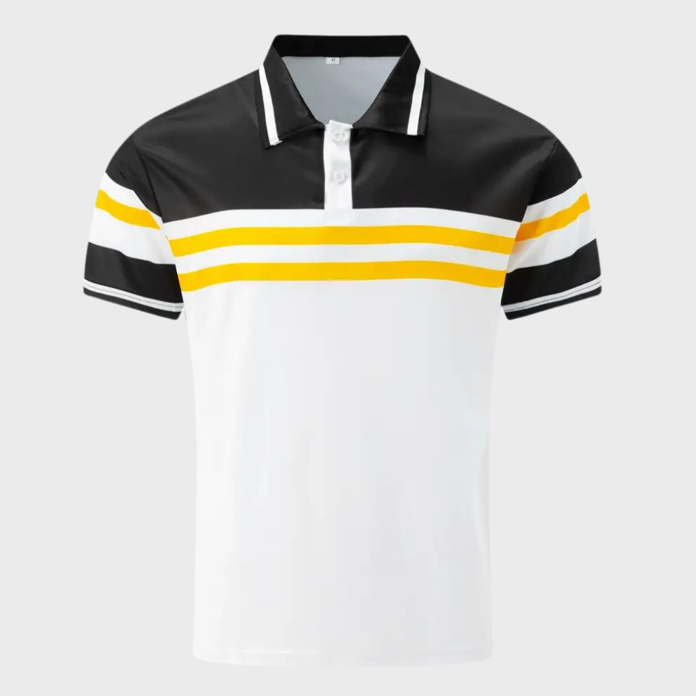 Pieter - Colorblock herenpoloshirt