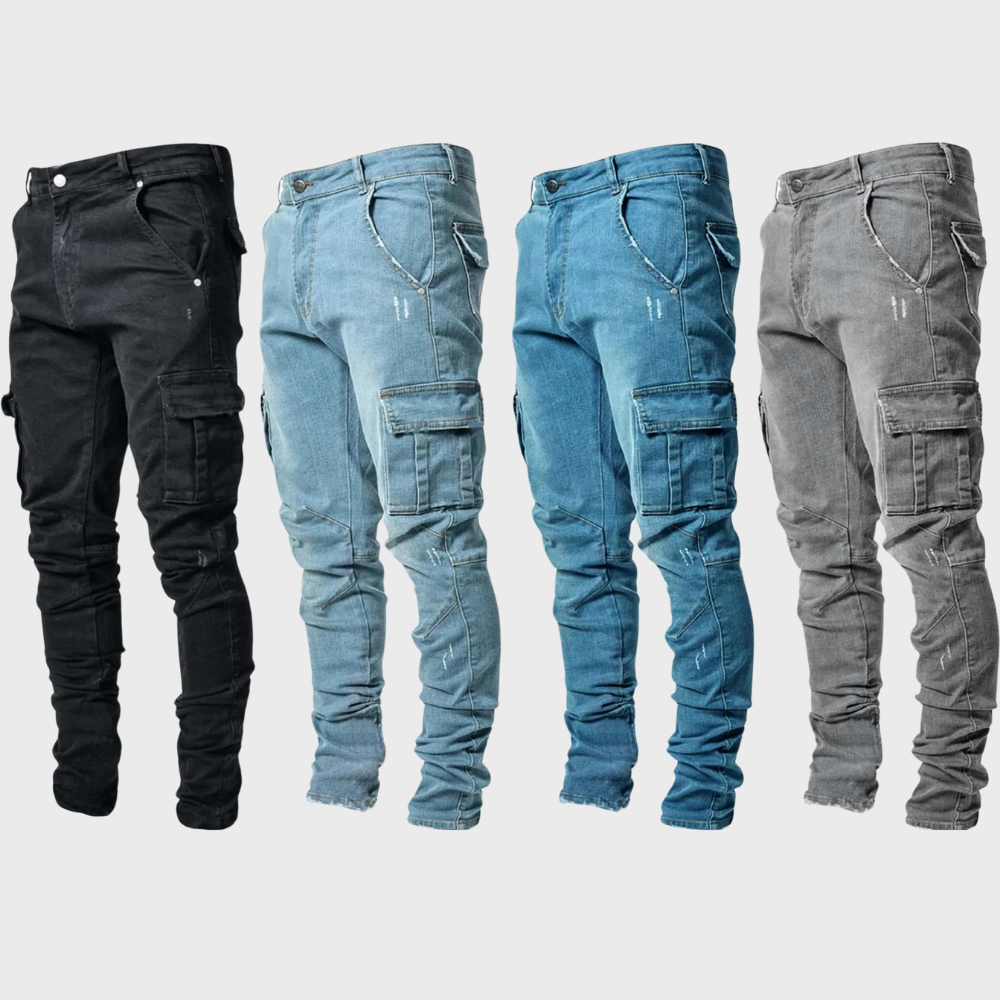 Felix - Super rekbare casual herenjeans met ultrastretch