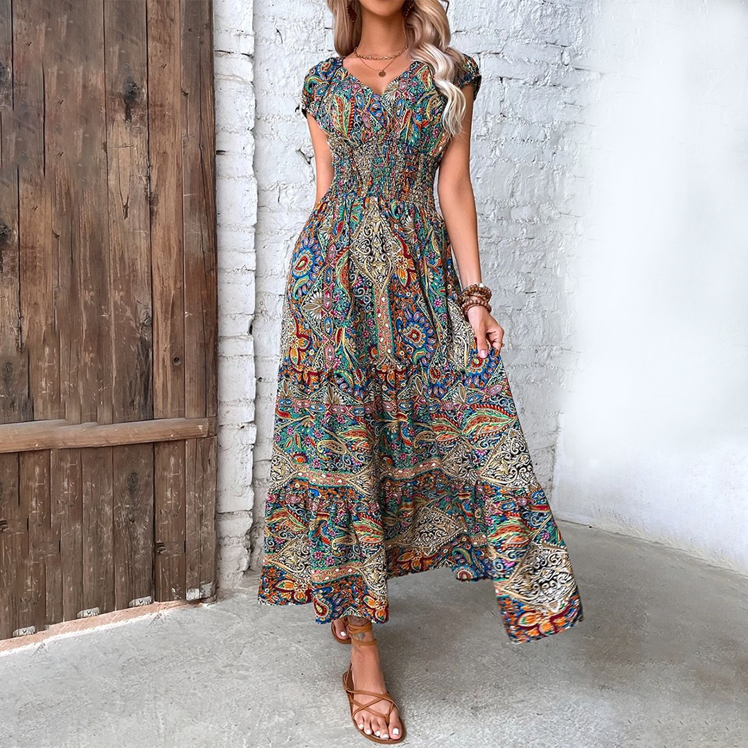 LISA - Hippe boho jurk