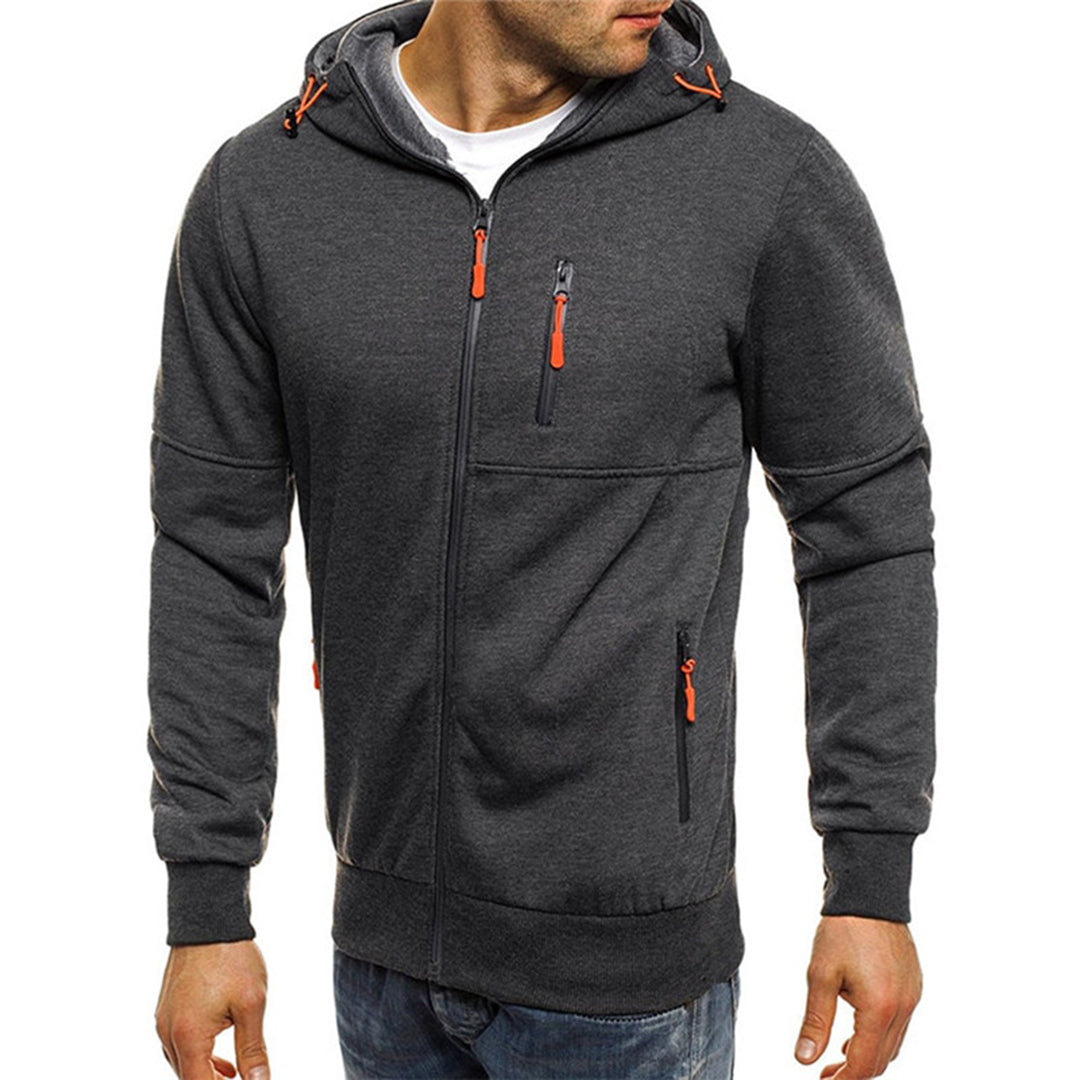 PULL - Sweater met rits en capuchon voor mannen