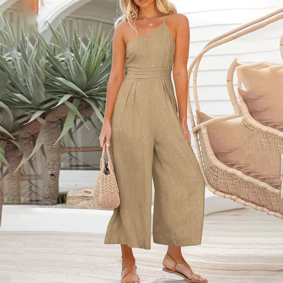 Lente jumpsuit met elegantie - Stijlvolle collectie van Vicky