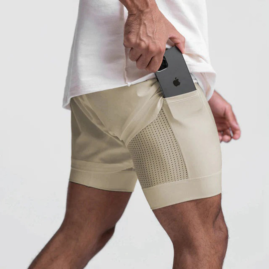 LUXO - Comfortabele sportshorts