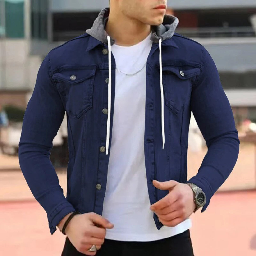 KORATH - Denim hoodie shirt