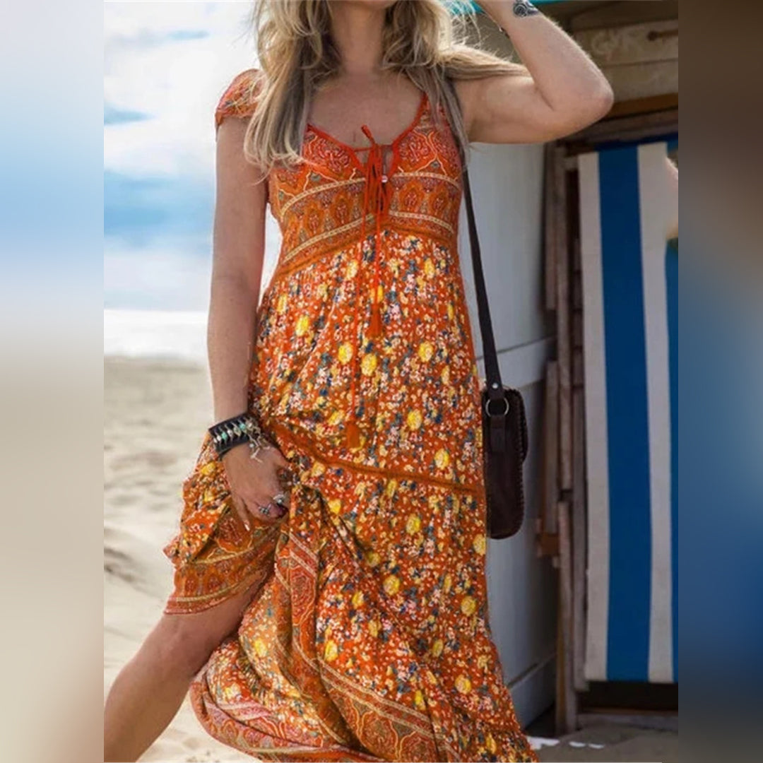 LILLY - Bloemrijke boho zomerjurk