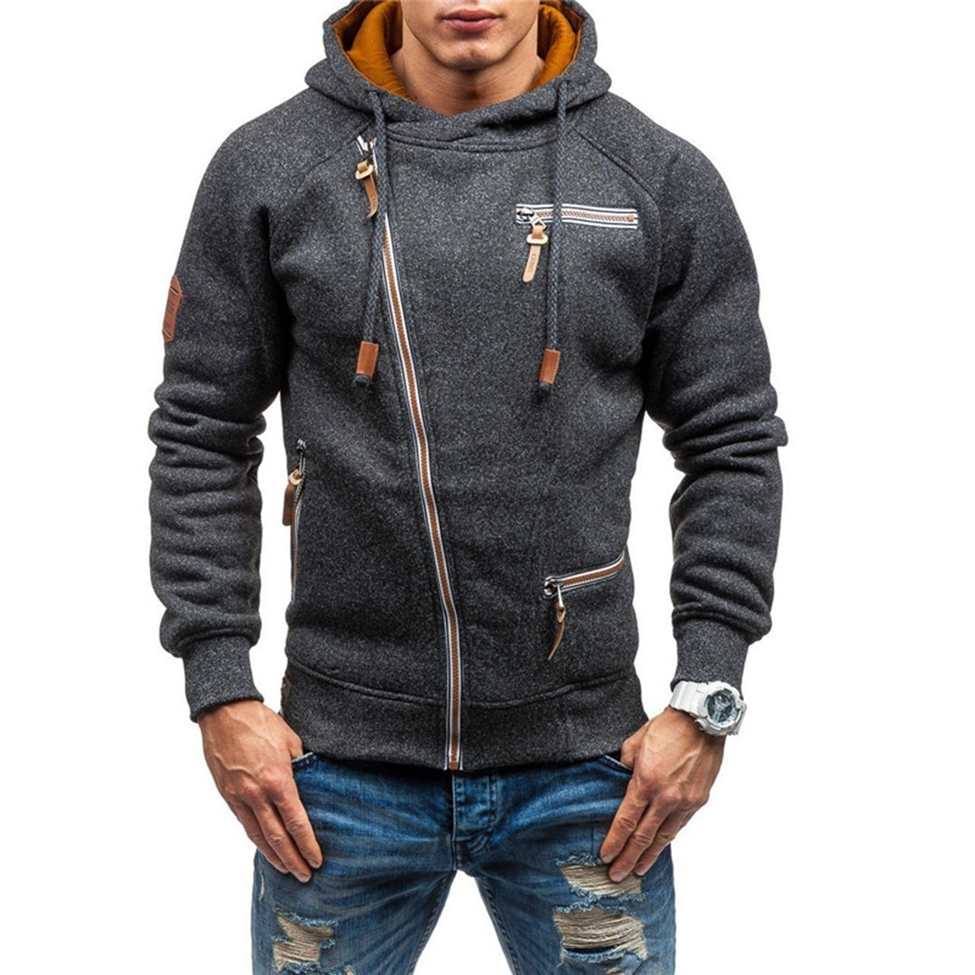 Andre - Fleece vest met capuchon voor mannen