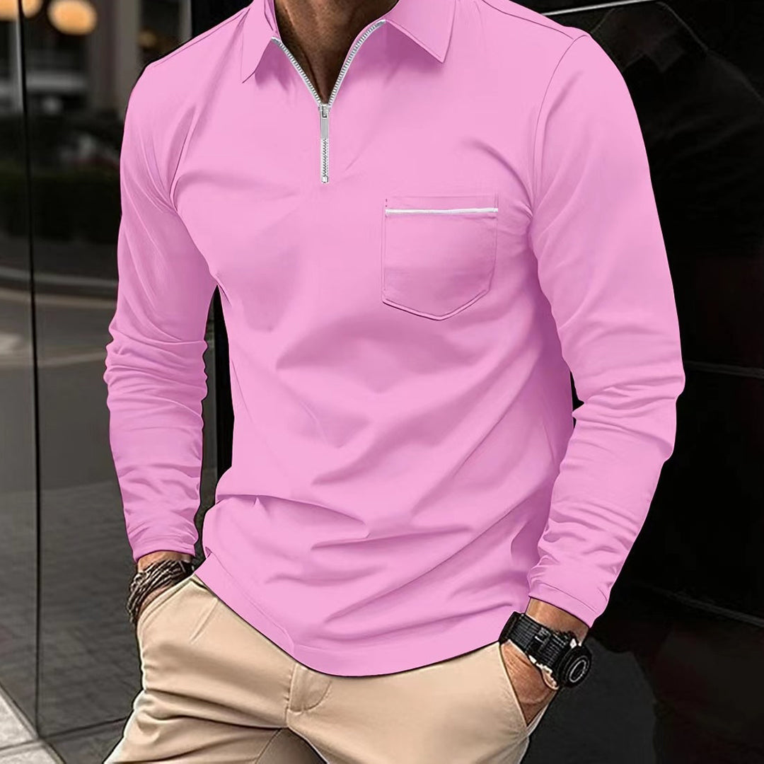 MARC - Poloshirt met lange mouwen