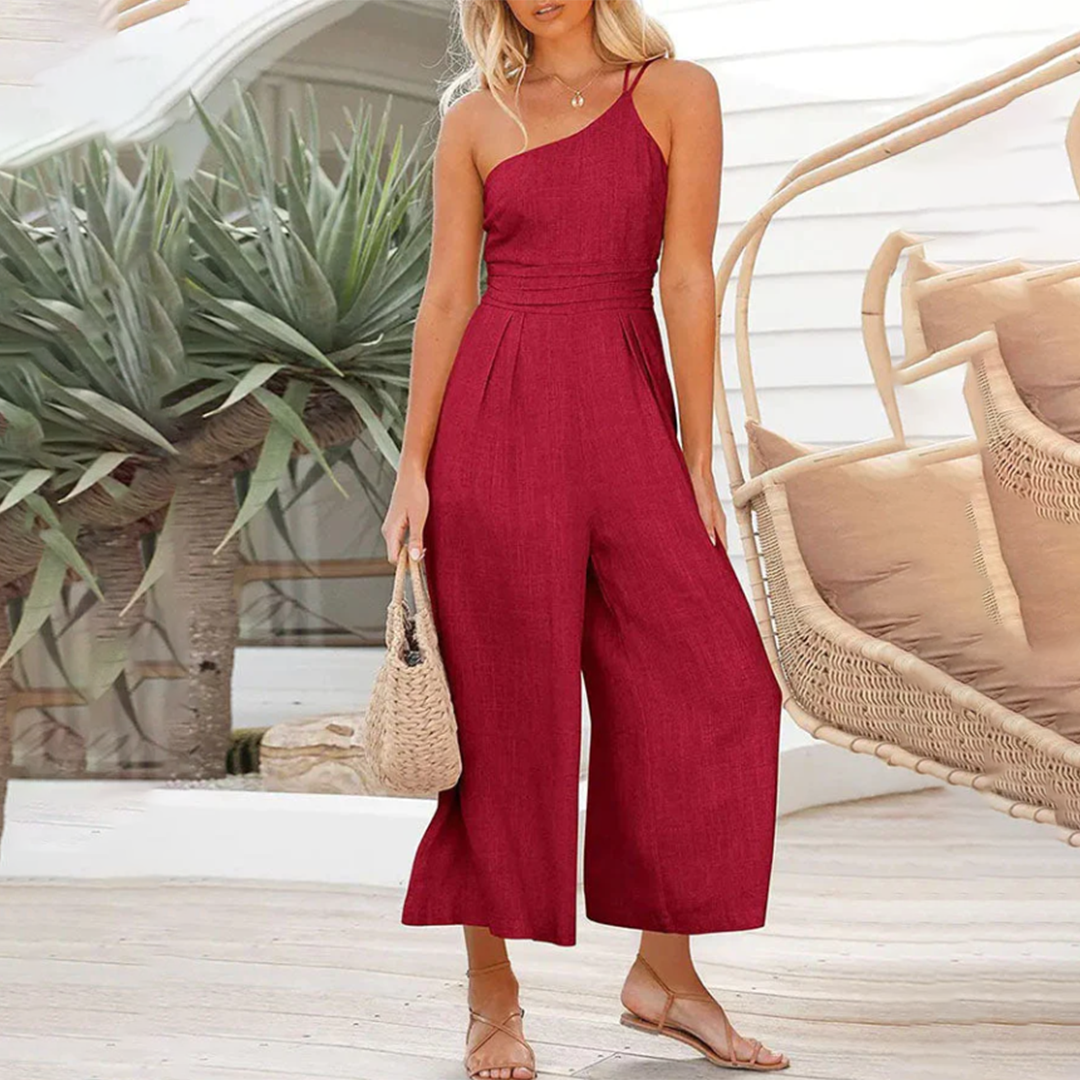 Lente jumpsuit met elegantie - Stijlvolle collectie van Vicky