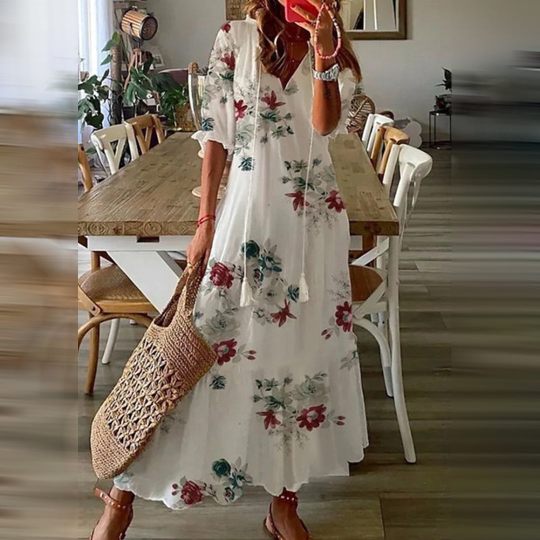 MARIEKE - Boho maxi jurk