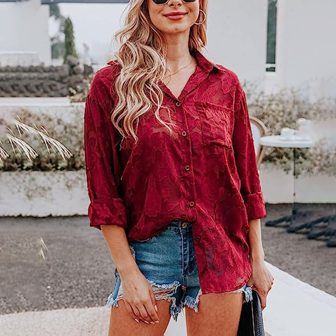 DOMINIKA - Trendy damesblouse