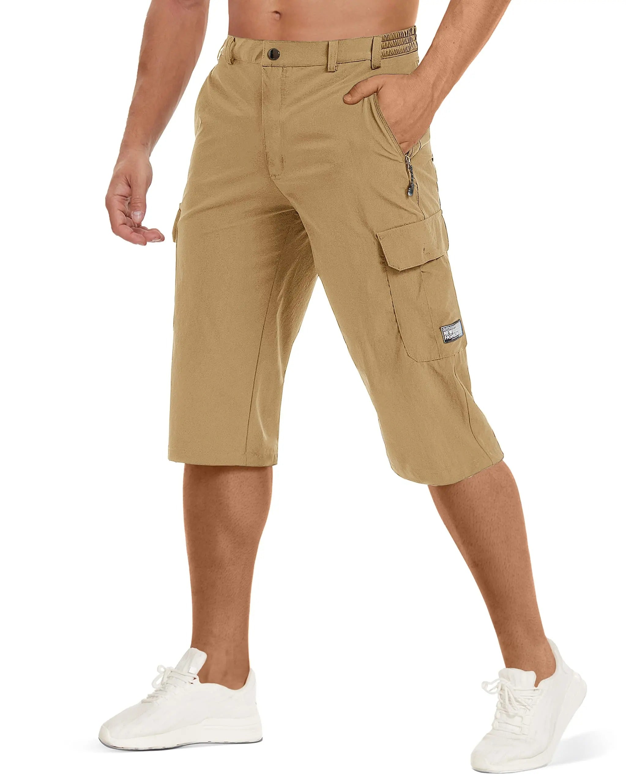 BASILIO - Cargo shorts van lichtgewicht en snel drogende stof